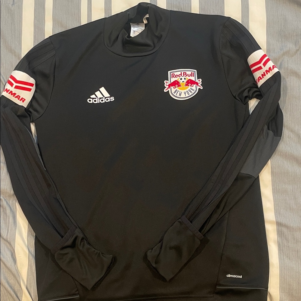 Men’s adidas Black New York Red Bulls Long-Sleeve Training Top